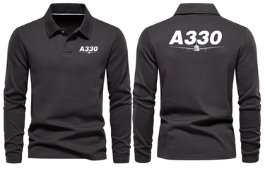 AIRBUS A330 LONG SLEEVE POLO